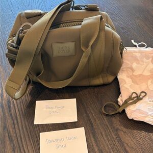 Dagne Dover Dark Moss Landon Carryall Tote Bag - SMALL